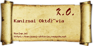 Kanizsai Oktávia névjegykártya